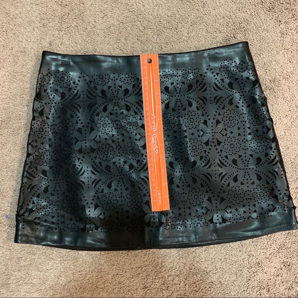 Forever 21 “leather” mini skirt - Picture 3 of 6